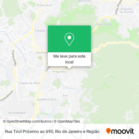 Rua Tirol Próximo ao 690 mapa