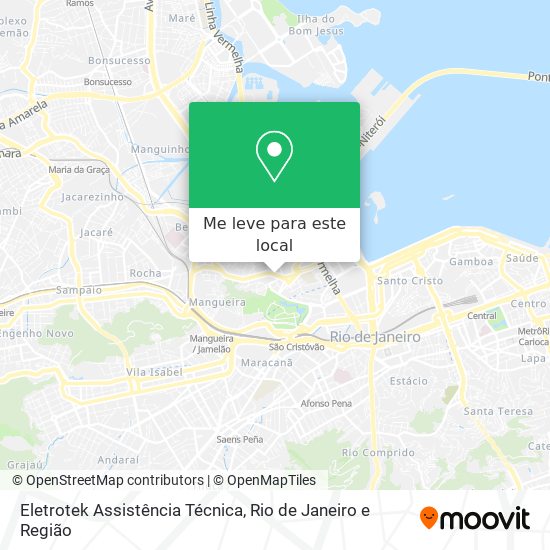 Eletrotek Assistência Técnica mapa