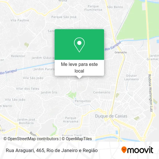 Rua Araguari, 465 mapa