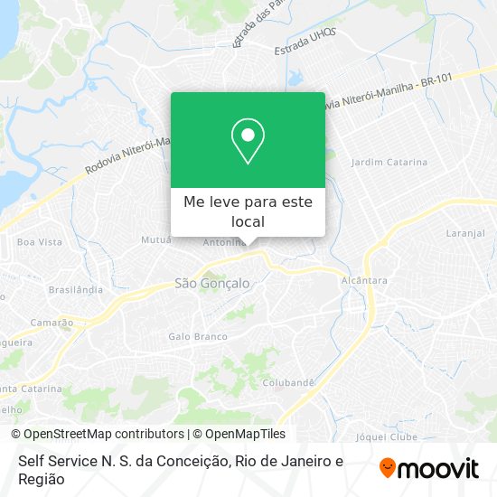 Self Service N. S. da Conceição mapa
