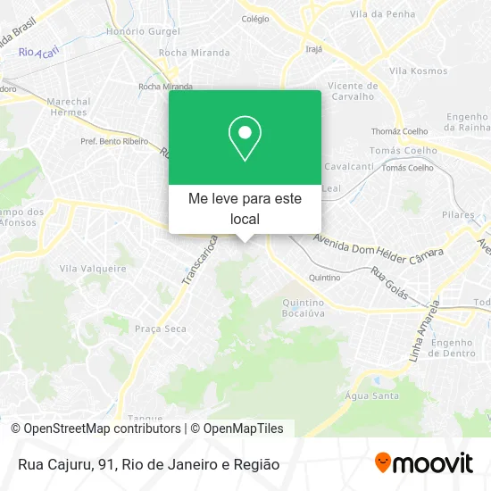 Rua Cajuru, 91 mapa