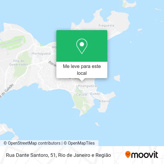 Rua Dante Santoro, 51 mapa