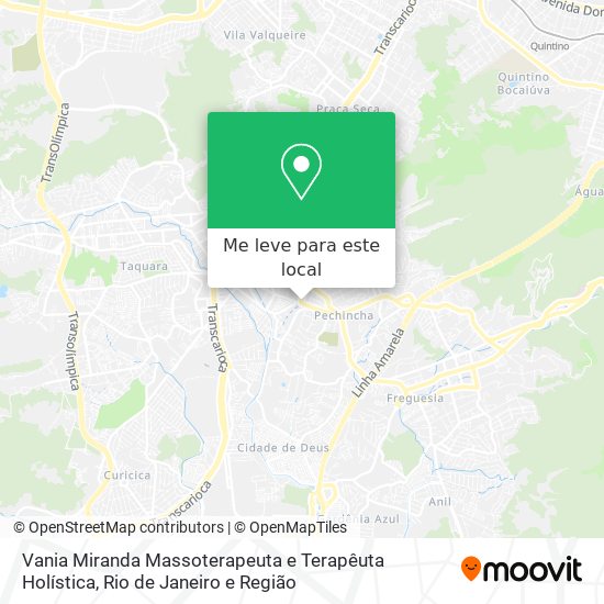 Vania Miranda Massoterapeuta e Terapêuta Holística mapa