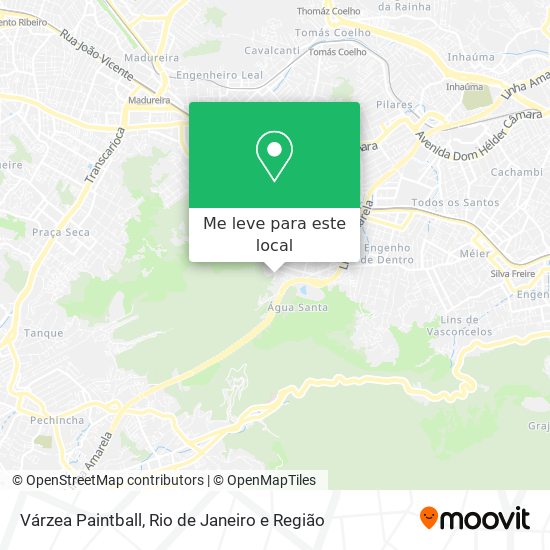 Várzea Paintball mapa