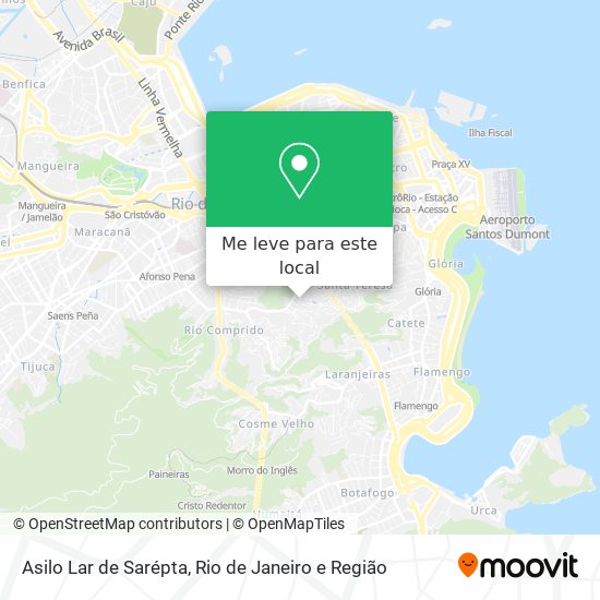 Asilo Lar de Sarépta mapa