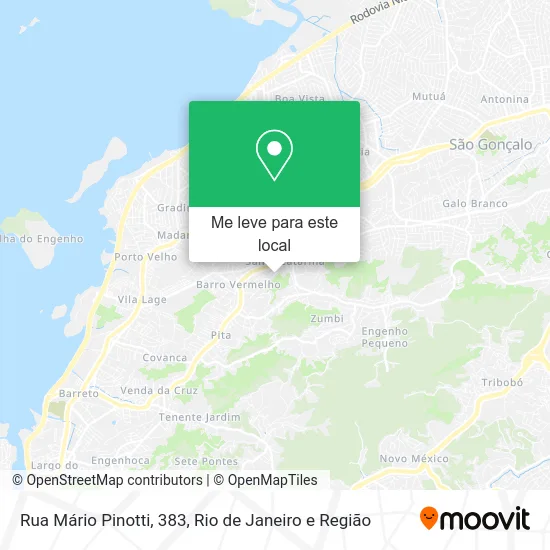 Rua Mário Pinotti, 383 mapa