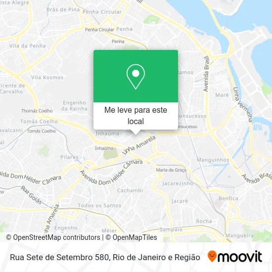 Rua Sete de Setembro 580 mapa