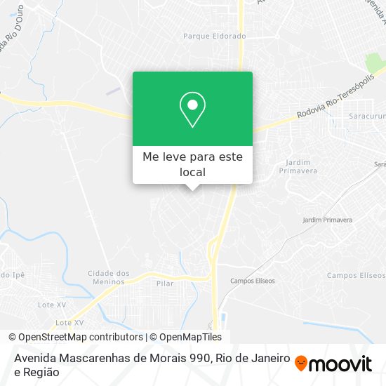 Avenida Mascarenhas de Morais 990 mapa
