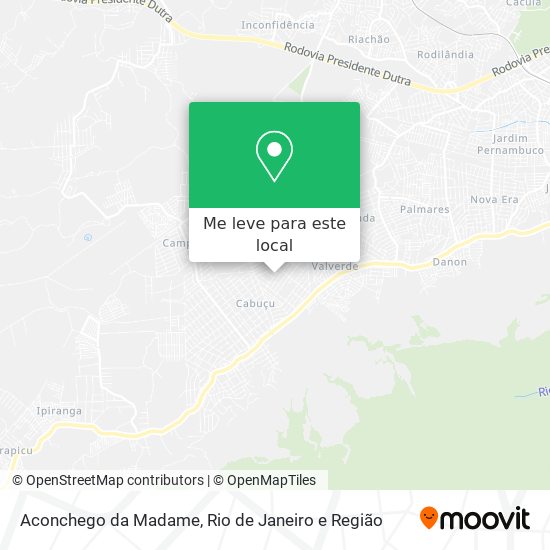 Aconchego da Madame mapa
