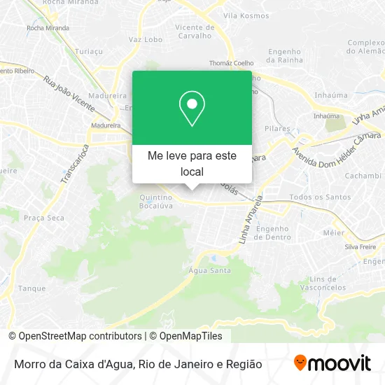 Morro da Caixa d'Agua mapa