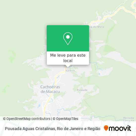 Pousada Aguas Cristalinas mapa
