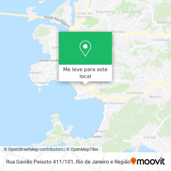 Rua Gavião Peixoto 411/101 mapa