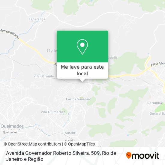 Avenida Governador Roberto Silveira, 509 mapa
