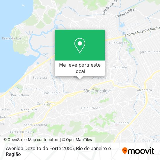 Avenida Dezoito do Forte 2085 mapa