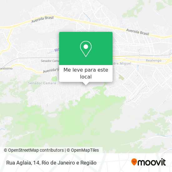 Rua Aglaia, 14 mapa
