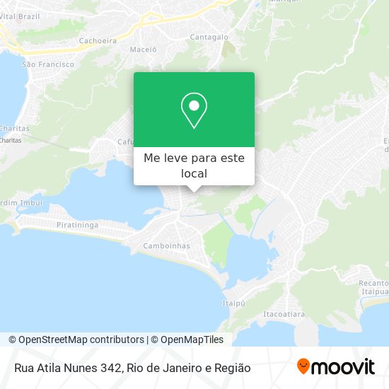 Rua Atila Nunes 342 mapa