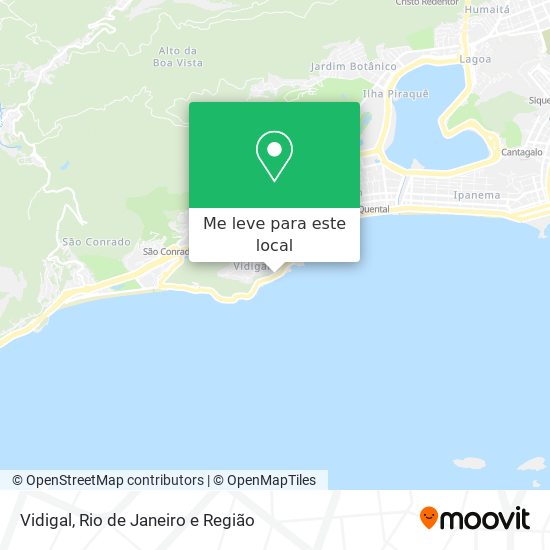 Vidigal mapa