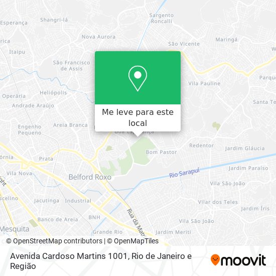 Avenida Cardoso Martins 1001 mapa