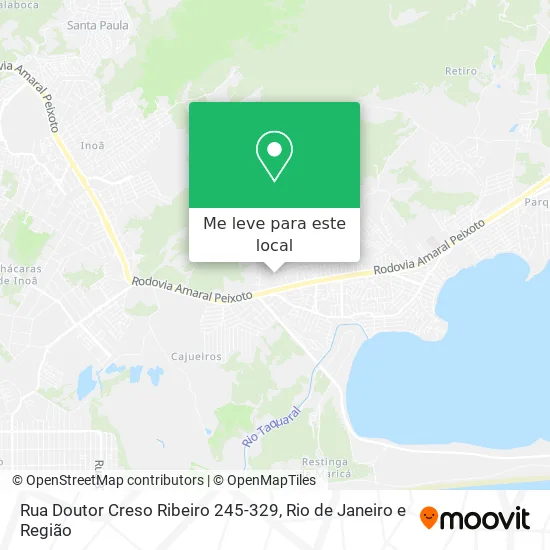 Rua Doutor Creso Ribeiro 245-329 mapa