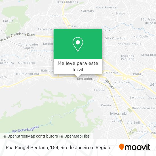 Rua Rangel Pestana, 154 mapa