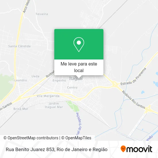 Rua Benito Juarez 853 mapa