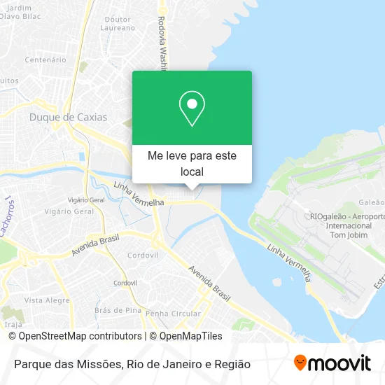 Parque das Missões mapa