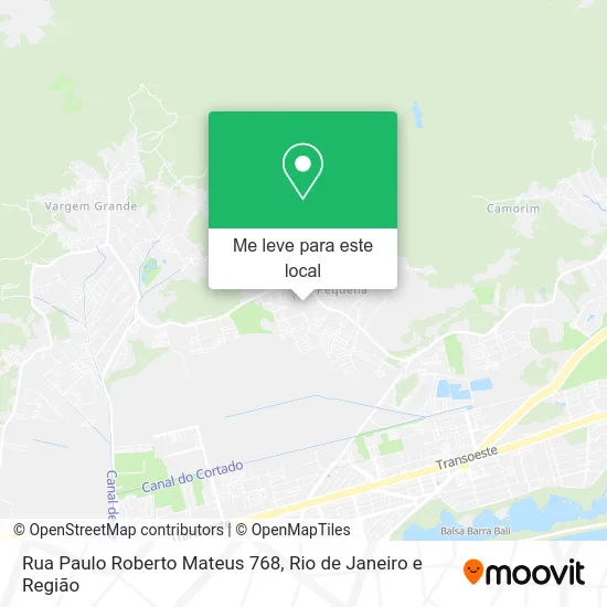 Rua Paulo Roberto Mateus 768 mapa
