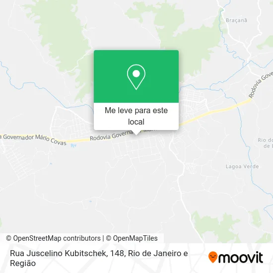 Rua Juscelino Kubitschek, 148 mapa