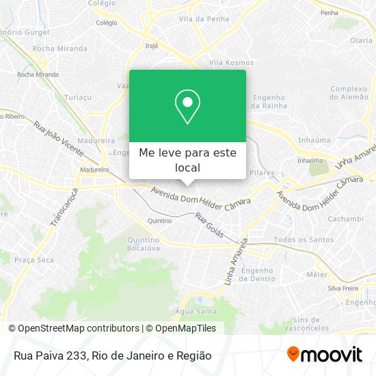 Rua Paiva 233 mapa