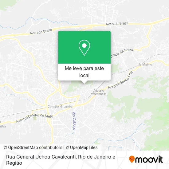 Rua General Uchoa Cavalcanti mapa
