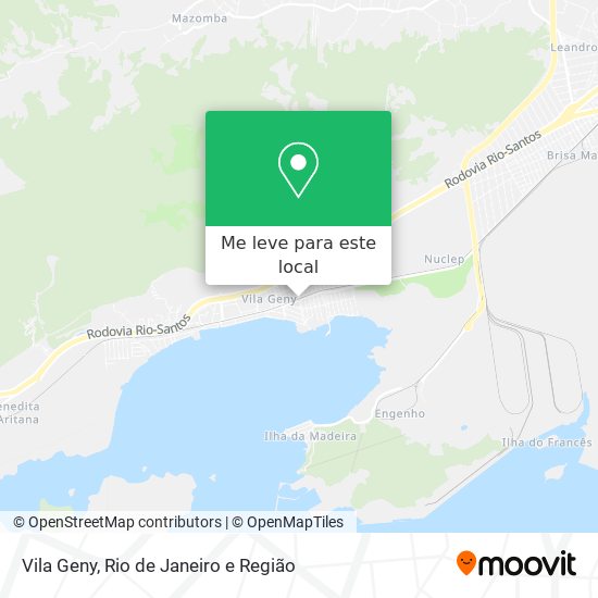 Vila Geny mapa