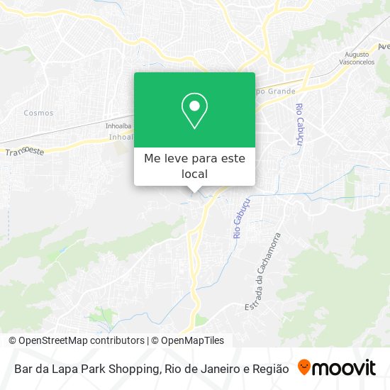 Bar da Lapa Park Shopping mapa