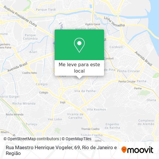 Rua Maestro Henrique Vogeler, 69 mapa