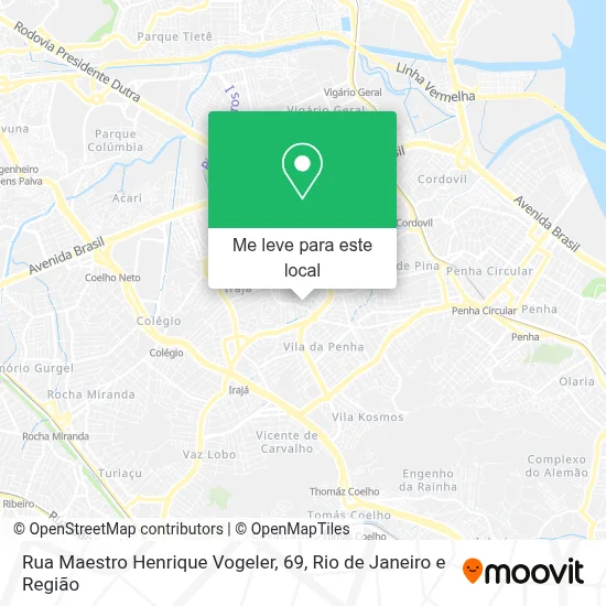 Rua Maestro Henrique Vogeler, 69 mapa