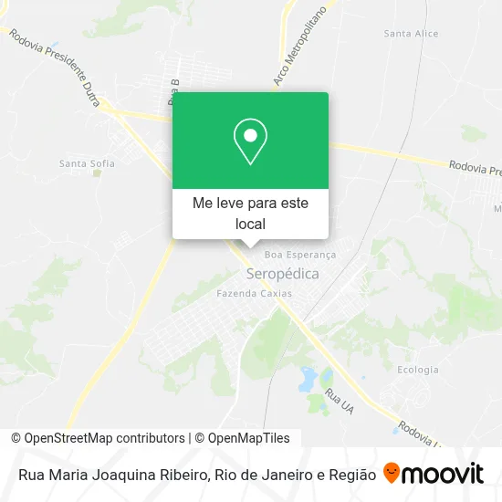 Rua Maria Joaquina Ribeiro mapa