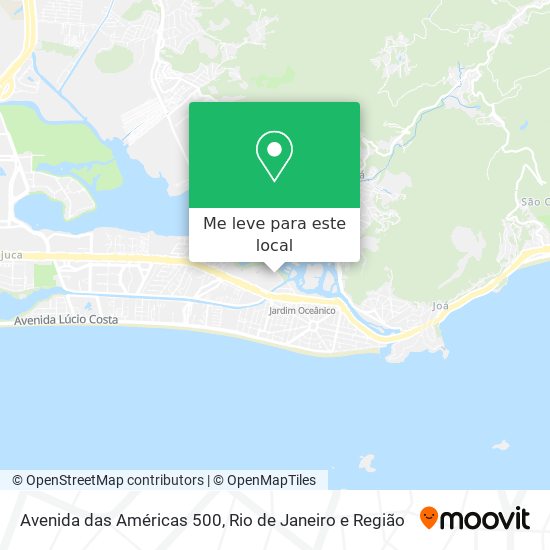 Avenida das Américas 500 mapa