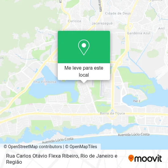 Rua Carlos Otávio Flexa Ribeiro mapa