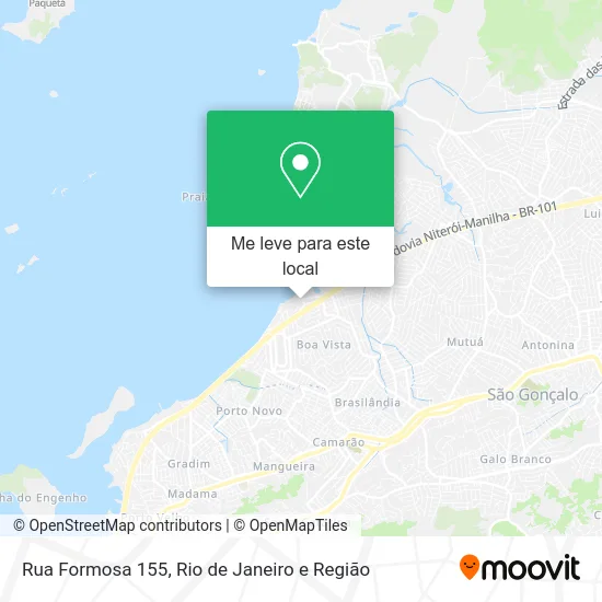 Rua Formosa 155 mapa