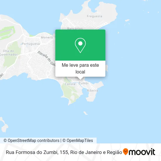 Rua Formosa do Zumbi, 155 mapa