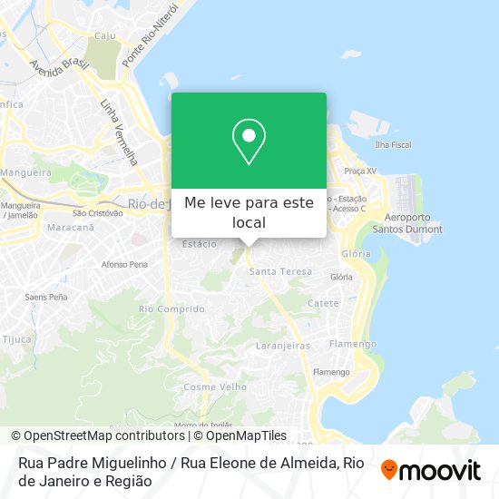 Rua Padre Miguelinho / Rua Eleone de Almeida mapa