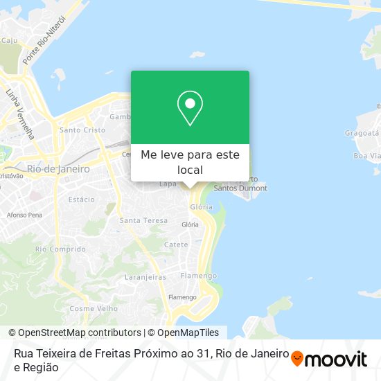 Rua Teixeira de Freitas Próximo ao 31 mapa