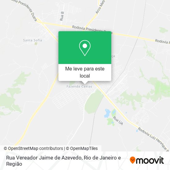 Rua Vereador Jaime de Azevedo mapa