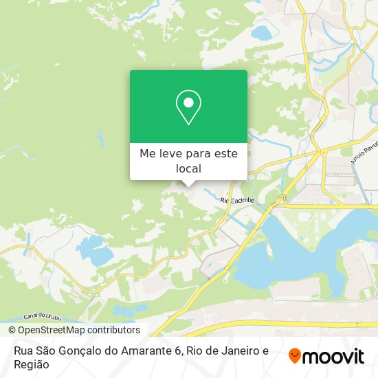 Rua São Gonçalo do Amarante 6 mapa