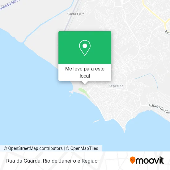 Rua da Guarda mapa