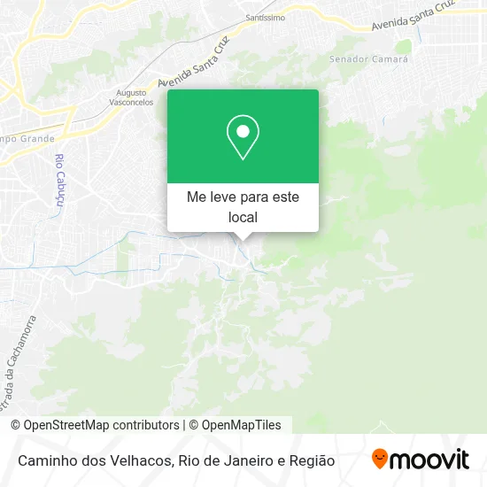 Caminho dos Velhacos mapa
