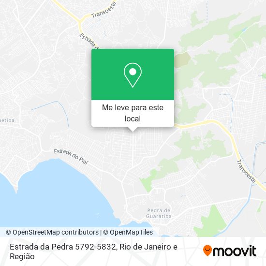 Estrada da Pedra 5792-5832 mapa