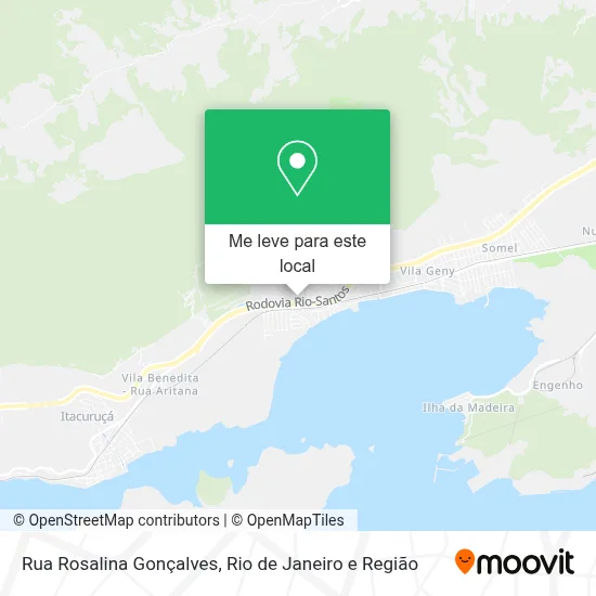 Rua Rosalina Gonçalves mapa