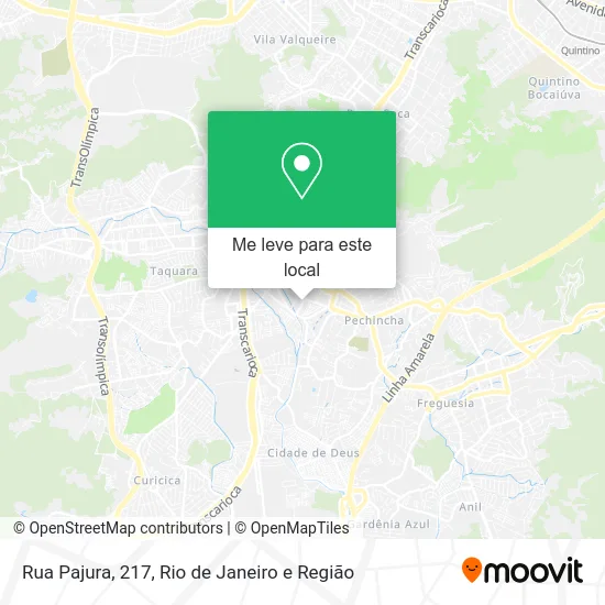 Rua Pajura, 217 mapa
