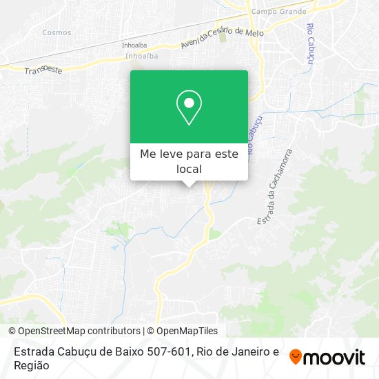 Estrada Cabuçu de Baixo 507-601 mapa