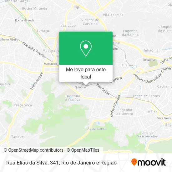Rua Elias da Silva, 341 mapa